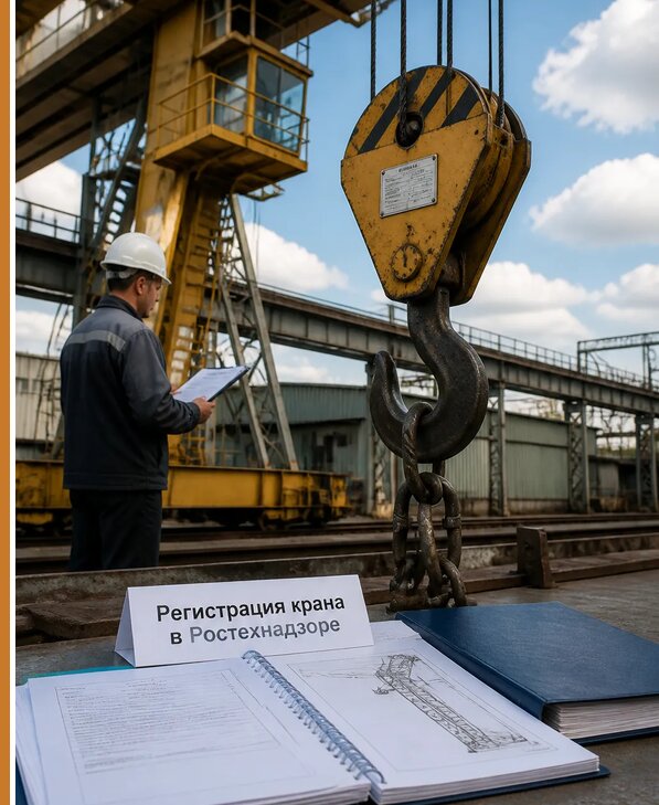 Регистрация крана в Ростехнадзоре в Соколе от 15629 р. | Авеста ОТиПБ